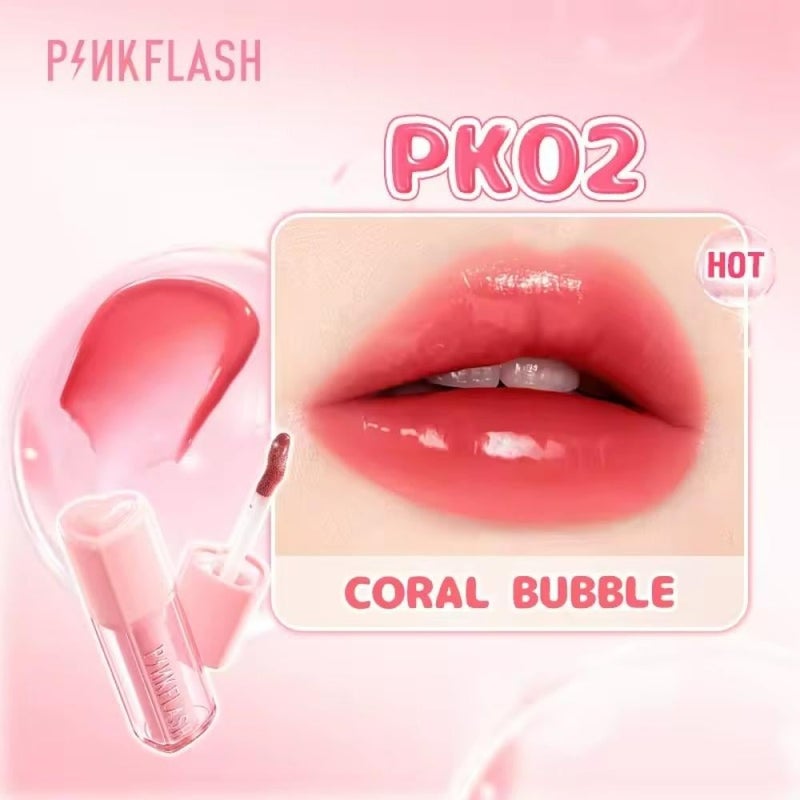 Shimmering Lip Gloss CORAL BUBBLE PK02
